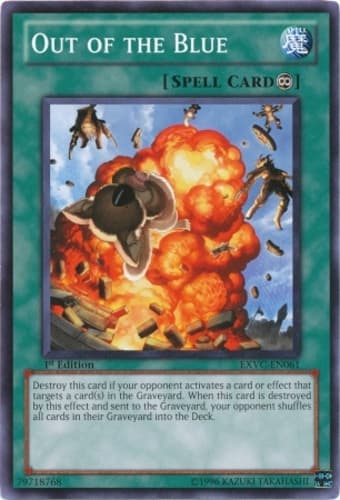 Out of the Blue - EXVC-EN061 Common 1st Edition