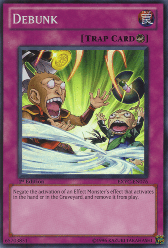 Debunk - EXVC-EN076 Super Rare 1st Edition