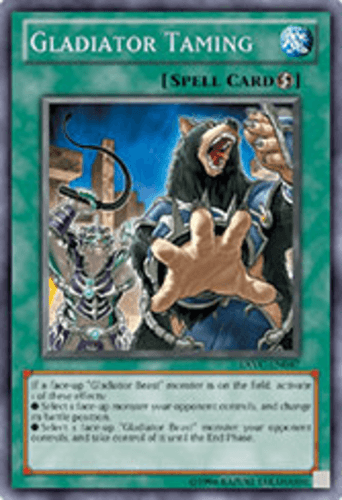 Gladiator Taming - EXVC-EN087 Secret Rare 1st Edition