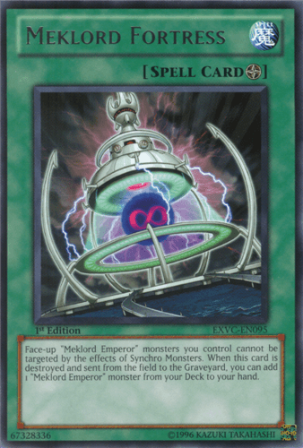 Meklord Fortress - EXVC-EN095 Rare 1st Edition