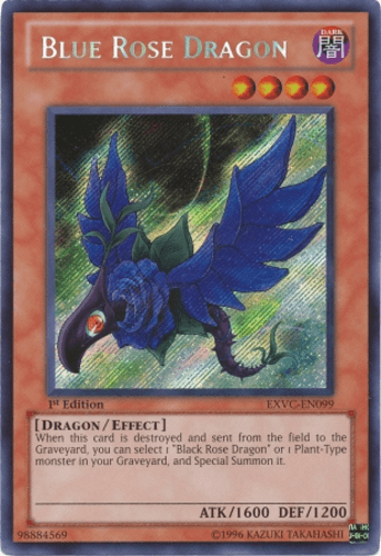 Blue Rose Dragon - EXVC-EN099 Secret Rare Unlimited