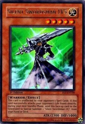 Silent Swordsman LV5 - FET-EN008 Ultimate Rare 1st Edition
