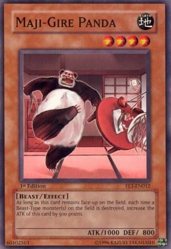 Maji-Gire Panda - FET-EN012 Common 1st Edition