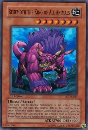 Behemoth the King of All Animals - FET-EN014 Ultimate Rare Unlimited