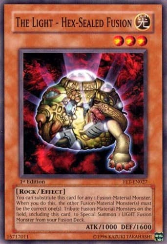 The Light - Hex-Sealed Fusion - FET-EN027 Common 1st Edition