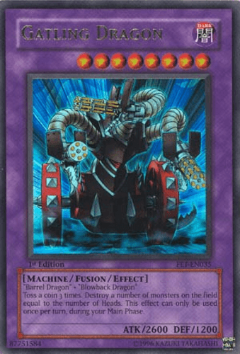 Gatling Dragon - FET-EN035 Ultimate Rare 1st Edition