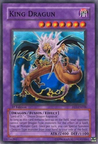 King Dragun - FET-EN036 Super Rare 1st Edition