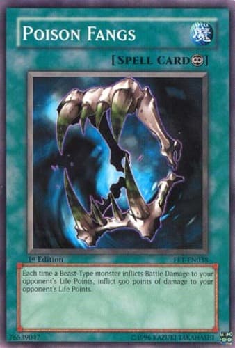 Poison Fangs - FET-EN038 Common 1st Edition