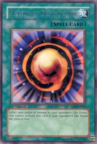 Meteor of Destruction - FET-EN041 Rare 1st Edition