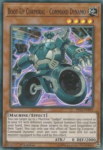 Boot-Up Corporal - Command Dynamo - FIGA-EN001 Super Rare 1st Edition