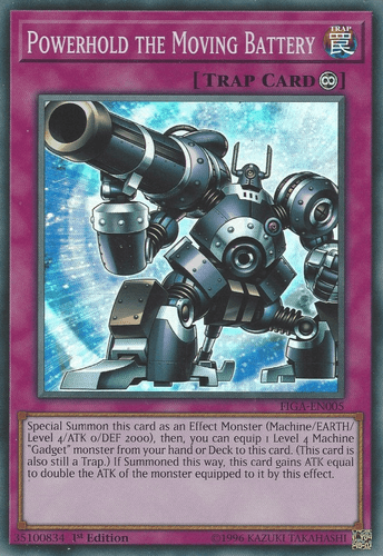 Powerhold the Moving Battery - FIGA-EN005 Super Rare 1st Edition
