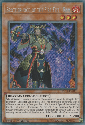 Brotherhood of the Fire Fist - Ram - FIGA-EN011 Secret Rare 1st Edition