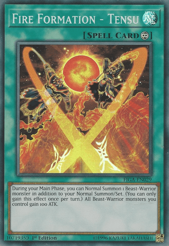 Fire Formation - Tensu - FIGA-EN029 Super Rare 1st Edition