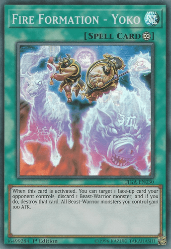 Fire Formation - Yoko - FIGA-EN030 Super Rare 1st Edition