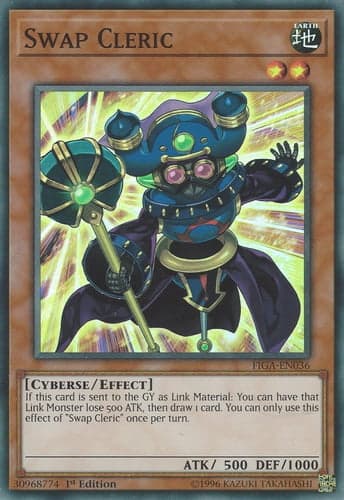 Swap Cleric - FIGA-EN036 Super Rare 1st Edition
