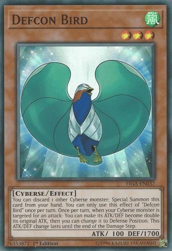 Defcon Bird - FIGA-EN037 Super Rare 1st Edition