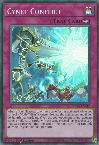 Cynet Conflict - FIGA-EN042 Super Rare 1st Edition