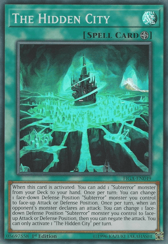 The Hidden City - FIGA-EN049 Super Rare 1st Edition