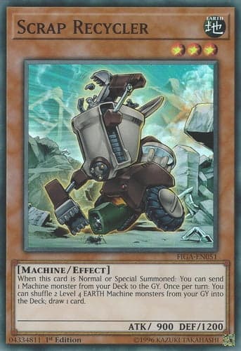 Scrap Recycler - FIGA-EN051 Super Rare 1st Edition