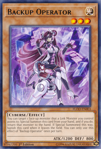 Backup Operator - FLOD-EN003 Rare 1st Edition