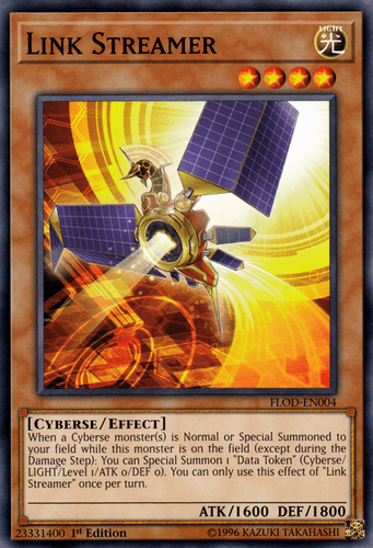 Link Streamer - FLOD-EN004 Common 1st Edition