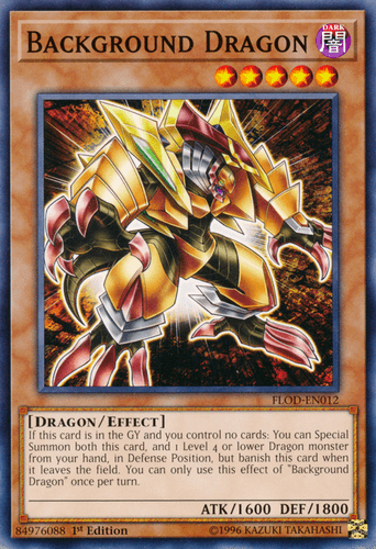 Background Dragon - FLOD-EN012 Common 1st Edition