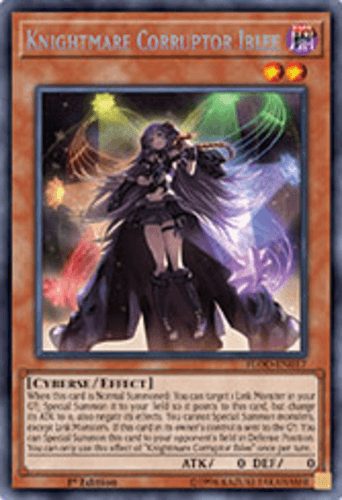 Knightmare Corruptor Iblee - FLOD-EN017 Secret Rare 1st Edition
