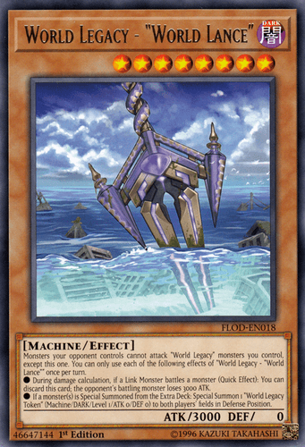 World Legacy - "World Lance" - FLOD-EN018 Rare Unlimited