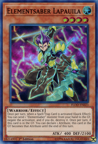 Elementsaber Lapauila - FLOD-EN023 Super Rare Unlimited