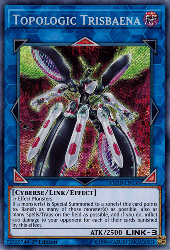 Topologic Trisbaena - FLOD-EN036 Secret Rare Unlimited
