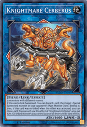 Knightmare Cerberus - FLOD-EN045 Super Rare Unlimited