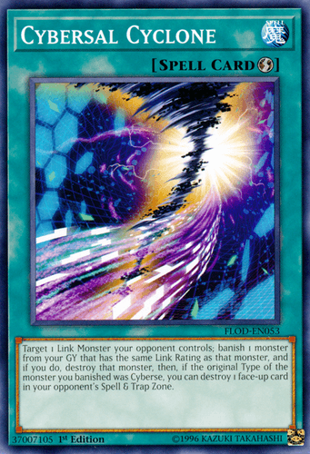Cybersal Cyclone - FLOD-EN053 Common 1st Edition