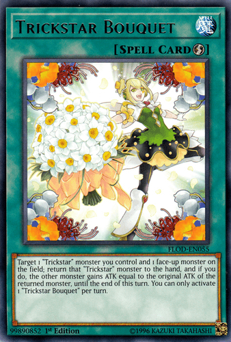 Trickstar Bouquet - FLOD-EN055 Rare 1st Edition