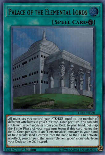 Palace of the Elemental Lords - FLOD-EN060 Ultra Rare Unlimited