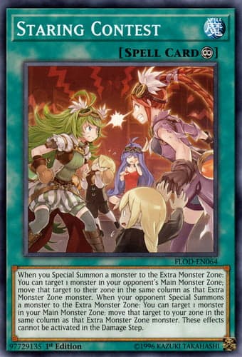 Staring Contest - FLOD-EN064 Common 1st Edition