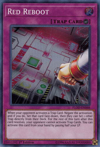 Red Reboot - FLOD-EN068 Super Rare 1st Edition