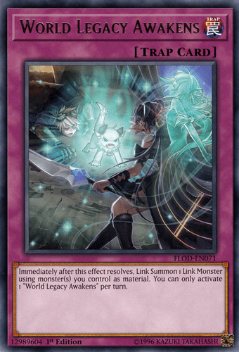 World Legacy Awakens - FLOD-EN071 Rare 1st Edition