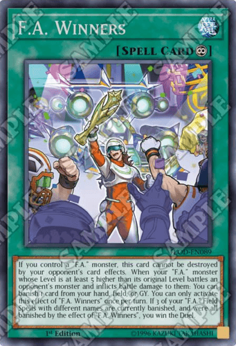 F.A. Winners - FLOD-EN089 Rare 1st Edition