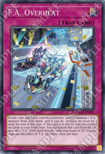 F.A. Overheat - FLOD-EN091 Rare 1st Edition