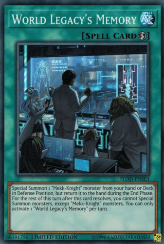 World Legacy's Memory - FLOD-ENSE3 Super Rare Limited Edition