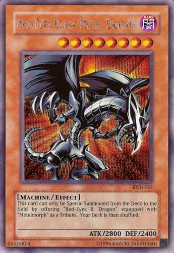Red-Eyes Black Metal Dragon - FMR-001 Prismatic Secret Rare Limited Edition