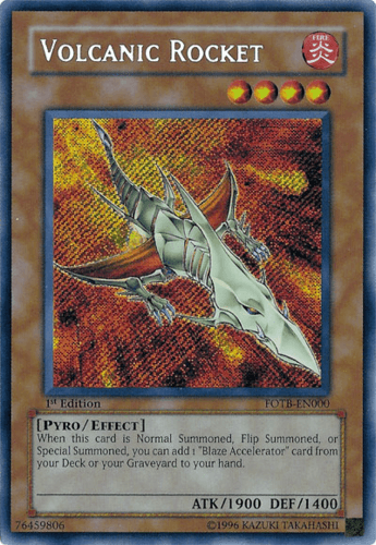 Volcanic Rocket - FOTB-EN000 Secret Rare Unlimited