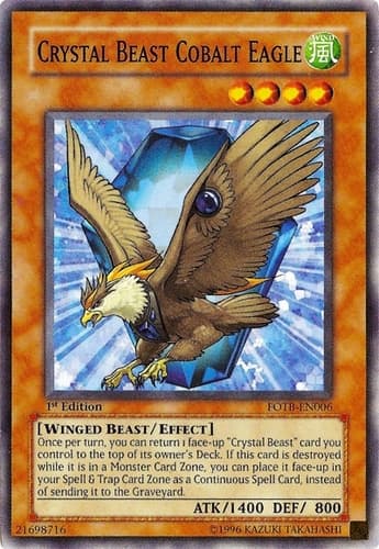 Crystal Beast Cobalt Eagle - FOTB-EN006 Common Unlimited