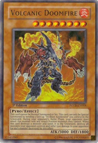 Volcanic Doomfire - FOTB-EN008 Ultimate Rare Unlimited
