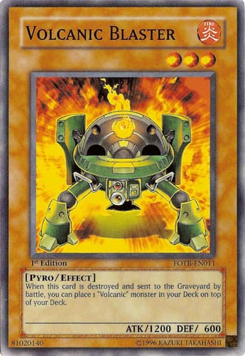 Volcanic Blaster - FOTB-EN011 Common Unlimited