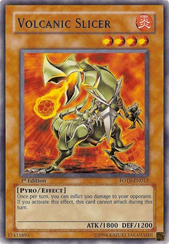 Volcanic Slicer - FOTB-EN012 Ultimate Rare Unlimited