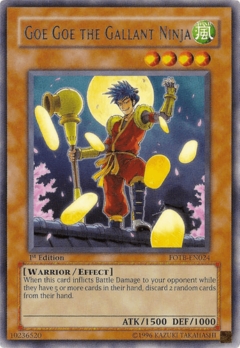 Goe Goe the Gallant Ninja - FOTB-EN024 Ultimate Rare 1st Edition