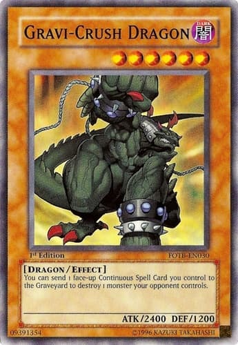 Gravi-Crush Dragon - FOTB-EN030 Common Unlimited