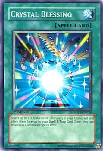 Crystal Blessing - FOTB-EN034 Common 1st Edition