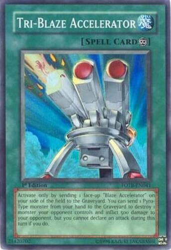 Tri-Blaze Accelerator - FOTB-EN041 Ultimate Rare 1st Edition